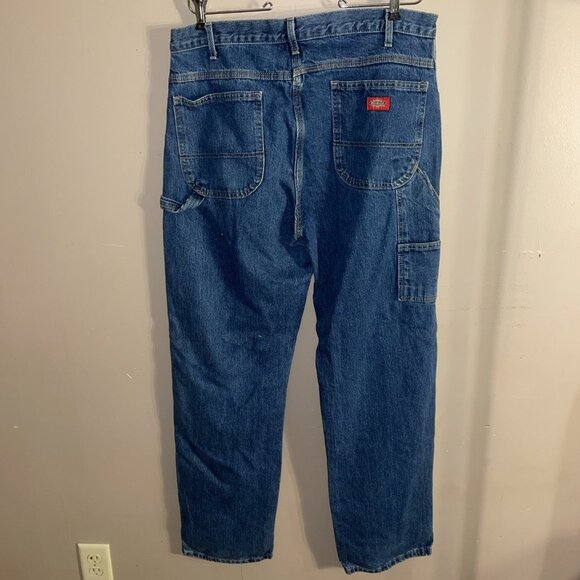 Dickies Baggie Relaxed Carpenter Jeans Skateboard Workwear Men's Sz 36x34 - Picture 4 of 7